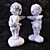 Heavenly Love: Angel Cupid Figurine 3D model small image 1