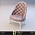 Opulent Fabergé Armchair: Classic Style 3D model small image 1