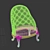 Opulent Fabergé Armchair: Classic Style 3D model small image 2
