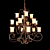 L'Arte Luce Modena Ceiling Chandelier 3D model small image 1