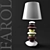 Farol Ceramic Floor Lamp - Elegant Illumination for any Space 3D model small image 1