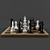 Classic Chess Set 3D model small image 2