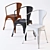 14 Color Options & 5 Metal Varieties: Marais Arm Chair 3D model small image 2