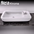 Elegant Ivory Ceramic Sink 3D model small image 1