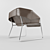 Elegant Comfort: Miss R Chair 3D model small image 3