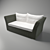 Title: Rattan Comfort Sofa 3D model small image 1