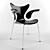 Luxe Lily 3208 Armchair: Elegant, Comfortable, and Compact 3D model small image 1