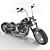 Vintage Harley Knucklehead 3D model small image 1
