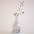 Title: Olive Branch Glass Vase 3D model small image 1