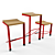 Modern Bar Stools for Any Space 3D model small image 1