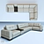 Modern Interior Sofa Montreal 3D model small image 1