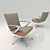 Executive Office Chair (90x85x92h) 3D model small image 1