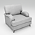 Library Freebie Chair 3D model small image 1