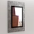 Stylish Mirror with Decor Panel 3D model small image 1