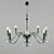 Voltolina Dali Crystal Chandelier 3D model small image 1