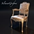 Luxury Silvano Grifoni Chair 3D model small image 1