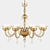 Contemporary DE MAJO Chandelier 3D model small image 1