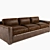 Elegant Comfort Sofa 3D model small image 1