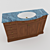 Bathroom Chest of Drawers: Stylish & Spacious 3D model small image 1