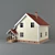 Cozy Two-Story Cottage - 9x9m 3D model small image 2