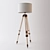 Modern Tripod Floor Lamp | 1800mm Height | 600mm Shade Diameter 3D model small image 1