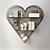 Heart Zinc Shelf: Industrial Cubby Collection 3D model small image 2