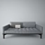 Wittmann Joyce Short Sofa 3D model small image 1
