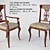 Stella Del Mobile Table & Chairs Set 3D model small image 2