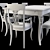 Stella Del Mobile Table & Chairs Set 3D model small image 8