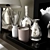 Elegant Decor Set for Console Tables, Dressers & Shelves 3D model small image 2