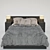 Sleek Sleep: Modern Bed 3D model small image 1