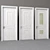 Modern White Door - 2200x900 3D model small image 1