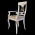 Stella Del Mobile Table Chairs - Art.GL10 3D model small image 6