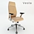 Elegant Vesta Chair 3D model small image 1