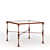 Elegant Giacometti Dining Table 3D model small image 1