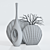 Coastal Chic Vase Set 3D model small image 2