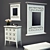 Reflections in White: Cubby Mirror 3D model small image 1