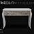 Elegant Fusion Console with Intricate Carvings 3D model small image 1