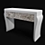 Elegant Fusion Console with Intricate Carvings 3D model small image 2