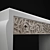 Elegant Fusion Console with Intricate Carvings 3D model small image 3