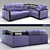 Modular MUN 015: Design Your Perfect Sofa 3D model small image 1