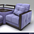 Modular MUN 015: Design Your Perfect Sofa 3D model small image 2
