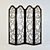 Elegant Fanteri Screen 3D model small image 1