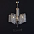 Elegant Crystal Chandelier 5-Light 3D model small image 1
