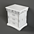 Stylish Bedside Table 3D model small image 1