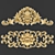 Elegant Ornamental Molding 3D model small image 1