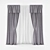 Title: Contemporary Curtains: Modern Style 3D model small image 1