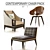 Modern Chair Collection - Pack Set 3D model small image 1