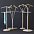 Space-Saving Suit Hangers 3D model small image 1