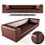 EJ 450 Sofa: Designed by Hannes Wettstein 3D model small image 1